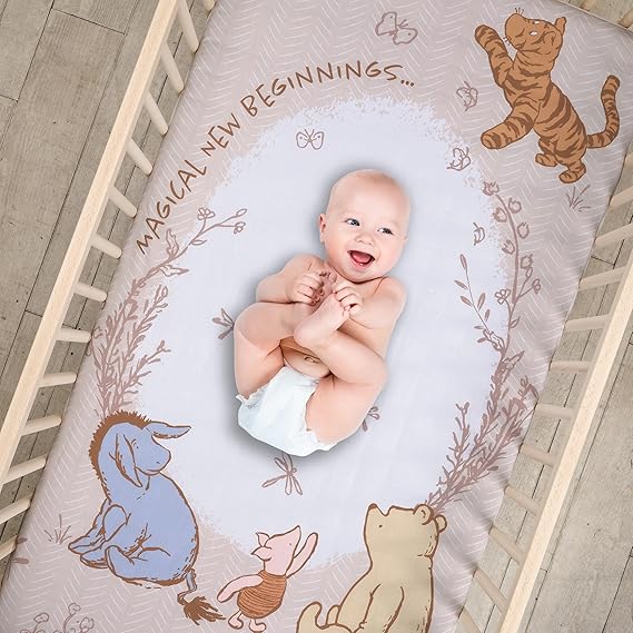 Multi-Function Baby Crib Adjustable Height Bedside Sleeper Portable Infant Crib with Wheels Breathable Mesh Newborn Bassinet Nursery Furniture