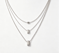 Titanium Steel Layered Pendant Necklaces, Waterproof Tarnish Free Dainty Stackable Choker Necklaces, Minimalist Jewelry Gift for Women Daily Wear